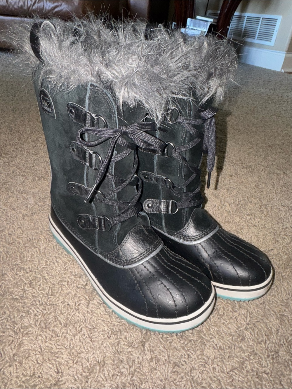 Sorel Black Joan of Arctic Winter Boots